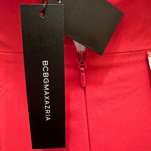 NWT red BCBGMaxAzria gown - Picture 9 of 14